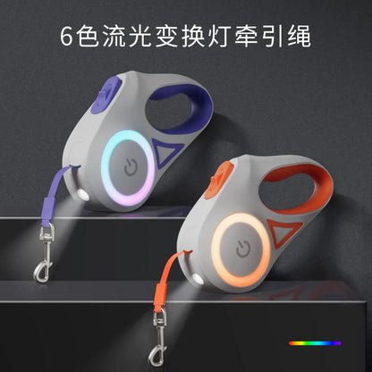 LED Retractable Dog Leash