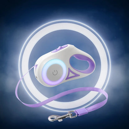 LED Retractable Dog Leash
